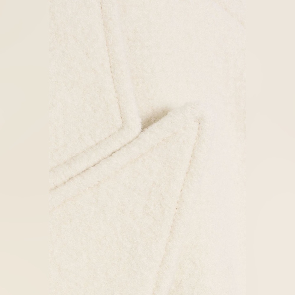 VERONICA BEARD Della Dickey double-breasted wool coat Ecru Cream Ivory L NWT - Picture 4 of 8